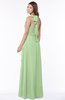 ColsBM Kaia Sage Green Modern Sleeveless Zip up Floor Length Sash Bridesmaid Dresses