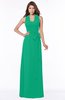 ColsBM Kaia Sea Green Modern Sleeveless Zip up Floor Length Sash Bridesmaid Dresses