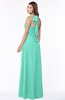 ColsBM Kaia Seafoam Green Modern Sleeveless Zip up Floor Length Sash Bridesmaid Dresses