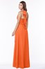 ColsBM Kaia Tangerine Modern Sleeveless Zip up Floor Length Sash Bridesmaid Dresses