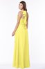 ColsBM Kaia Yellow Iris Modern Sleeveless Zip up Floor Length Sash Bridesmaid Dresses