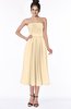 ColsBM Deborah Marzipan Luxury Sleeveless Half Backless Chiffon Knee Length Pick up Bridesmaid Dresses