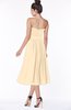 ColsBM Deborah Marzipan Luxury Sleeveless Half Backless Chiffon Knee Length Pick up Bridesmaid Dresses