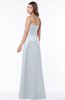 ColsBM Lyric Silver Modest A-line Strapless Sleeveless Half Backless Satin Bridesmaid Dresses