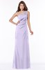 ColsBM Kathleen Light Purple Mature A-line One Shoulder Half Backless Floor Length Lace Bridesmaid Dresses