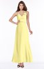 ColsBM Cataleya Daffodil Modern V-neck Sleeveless Zip up Chiffon Flower Bridesmaid Dresses
