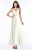 ColsBM Cataleya Ivory Modern V-neck Sleeveless Zip up Chiffon Flower Bridesmaid Dresses