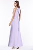 ColsBM Cataleya Light Purple Modern V-neck Sleeveless Zip up Chiffon Flower Bridesmaid Dresses