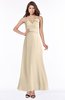 ColsBM Cataleya Novelle Peach Modern V-neck Sleeveless Zip up Chiffon Flower Bridesmaid Dresses