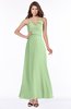 ColsBM Cataleya Sage Green Modern V-neck Sleeveless Zip up Chiffon Flower Bridesmaid Dresses