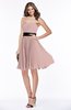 ColsBM Lizbeth Blush Pink Gorgeous A-line Sleeveless Chiffon Ruching Bridesmaid Dresses