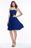 ColsBM Lizbeth Sodalite Blue Gorgeous A-line Sleeveless Chiffon Ruching Bridesmaid Dresses