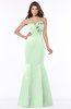 ColsBM Linda Light Green Glamorous Fishtail Sweetheart Half Backless Satin Flower Bridesmaid Dresses