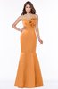 ColsBM Linda Mango Glamorous Fishtail Sweetheart Half Backless Satin Flower Bridesmaid Dresses