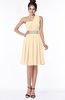 ColsBM Mabel Apricot Gelato Gorgeous A-line One Shoulder Sleeveless Half Backless Chiffon Bridesmaid Dresses