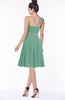 ColsBM Mabel Beryl Green Gorgeous A-line One Shoulder Sleeveless Half Backless Chiffon Bridesmaid Dresses