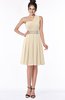 ColsBM Mabel Champagne Gorgeous A-line One Shoulder Sleeveless Half Backless Chiffon Bridesmaid Dresses