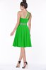 ColsBM Mabel Classic Green Gorgeous A-line One Shoulder Sleeveless Half Backless Chiffon Bridesmaid Dresses