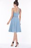 ColsBM Mabel Dusty Blue Gorgeous A-line One Shoulder Sleeveless Half Backless Chiffon Bridesmaid Dresses