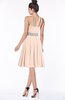 ColsBM Mabel Fresh Salmon Gorgeous A-line One Shoulder Sleeveless Half Backless Chiffon Bridesmaid Dresses