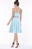 ColsBM Mabel Ice Blue Gorgeous A-line One Shoulder Sleeveless Half Backless Chiffon Bridesmaid Dresses