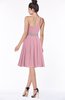 ColsBM Mabel Light Coral Gorgeous A-line One Shoulder Sleeveless Half Backless Chiffon Bridesmaid Dresses