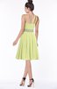 ColsBM Mabel Lime Green Gorgeous A-line One Shoulder Sleeveless Half Backless Chiffon Bridesmaid Dresses