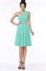 ColsBM Mabel Mint Green Gorgeous A-line One Shoulder Sleeveless Half Backless Chiffon Bridesmaid Dresses