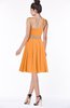 ColsBM Mabel Orange Gorgeous A-line One Shoulder Sleeveless Half Backless Chiffon Bridesmaid Dresses