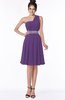 ColsBM Mabel Pansy Gorgeous A-line One Shoulder Sleeveless Half Backless Chiffon Bridesmaid Dresses