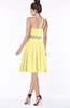 ColsBM Mabel Pastel Yellow Gorgeous A-line One Shoulder Sleeveless Half Backless Chiffon Bridesmaid Dresses
