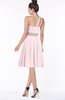 ColsBM Mabel Petal Pink Gorgeous A-line One Shoulder Sleeveless Half Backless Chiffon Bridesmaid Dresses