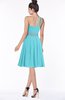 ColsBM Mabel Turquoise Gorgeous A-line One Shoulder Sleeveless Half Backless Chiffon Bridesmaid Dresses