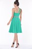 ColsBM Mabel Viridian Green Gorgeous A-line One Shoulder Sleeveless Half Backless Chiffon Bridesmaid Dresses