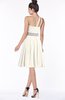 ColsBM Mabel Whisper White Gorgeous A-line One Shoulder Sleeveless Half Backless Chiffon Bridesmaid Dresses