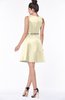 ColsBM Rose Egret Modest A-line Scoop Zip up Knee Length Beaded Bridesmaid Dresses