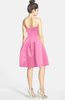 ColsBM Jessie Carnation Pink Glamorous Strapless Sleeveless Zip up Satin Knee Length Bridesmaid Dresses