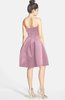 ColsBM Jessie Silver Pink Glamorous Strapless Sleeveless Zip up Satin Knee Length Bridesmaid Dresses