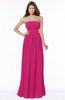ColsBM Lilian Beetroot Purple Modest A-line Sleeveless Chiffon Floor Length Bridesmaid Dresses