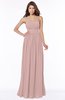 ColsBM Lilian Blush Pink Modest A-line Sleeveless Chiffon Floor Length Bridesmaid Dresses