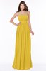 ColsBM Lilian Lemon Curry Modest A-line Sleeveless Chiffon Floor Length Bridesmaid Dresses