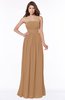 ColsBM Lilian Light Brown Modest A-line Sleeveless Chiffon Floor Length Bridesmaid Dresses
