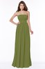 ColsBM Lilian Olive Green Modest A-line Sleeveless Chiffon Floor Length Bridesmaid Dresses