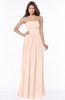 ColsBM Lilian Peach Puree Modest A-line Sleeveless Chiffon Floor Length Bridesmaid Dresses