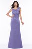 ColsBM Hayley Aster Purple Gorgeous A-line Sleeveless Satin Floor Length Bow Bridesmaid Dresses