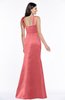 ColsBM Hayley Coral Gorgeous A-line Sleeveless Satin Floor Length Bow Bridesmaid Dresses