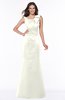ColsBM Hayley Cream Gorgeous A-line Sleeveless Satin Floor Length Bow Bridesmaid Dresses