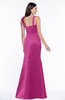 ColsBM Hayley Hot Pink Gorgeous A-line Sleeveless Satin Floor Length Bow Bridesmaid Dresses
