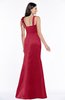 ColsBM Hayley Lipstick Red Gorgeous A-line Sleeveless Satin Floor Length Bow Bridesmaid Dresses