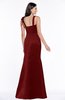 ColsBM Hayley Maroon Gorgeous A-line Sleeveless Satin Floor Length Bow Bridesmaid Dresses